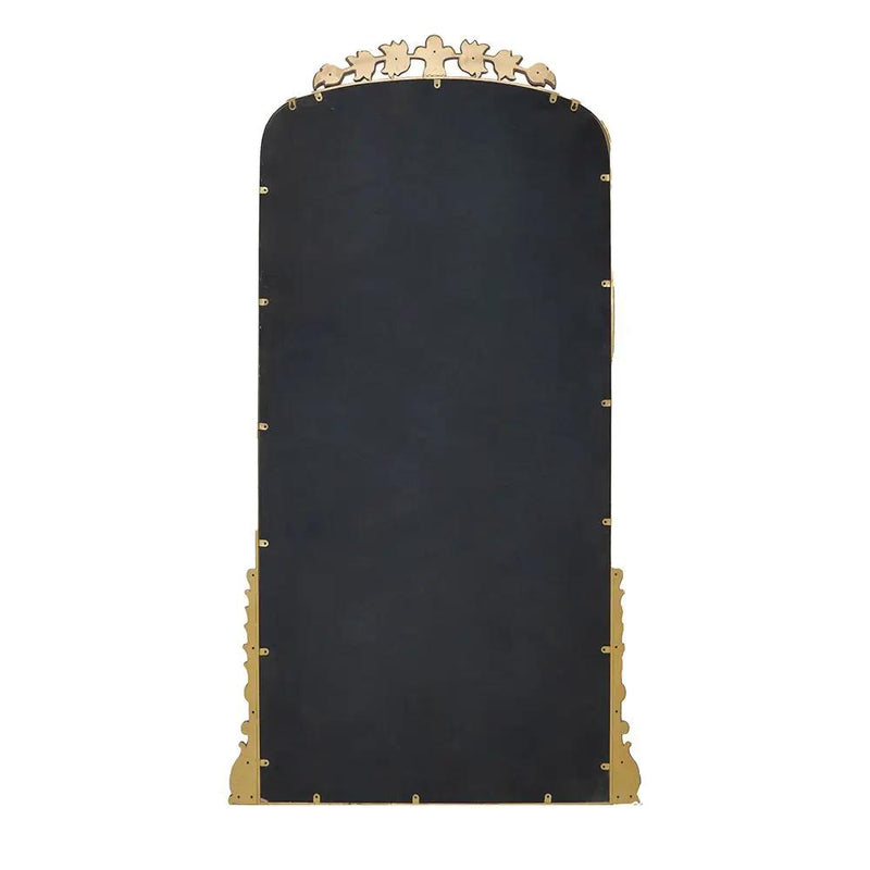 Lavish - Full Length Mirror, AntiqueMetal Floor Mirror For Living Room, Bedroom - Gold by HouseOfZazla