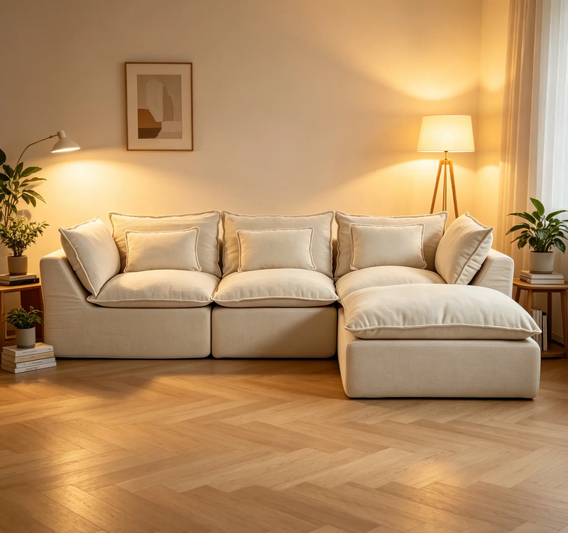 Cloud Couch Oversized Modular Sectional Sofa by HouseOfZazla