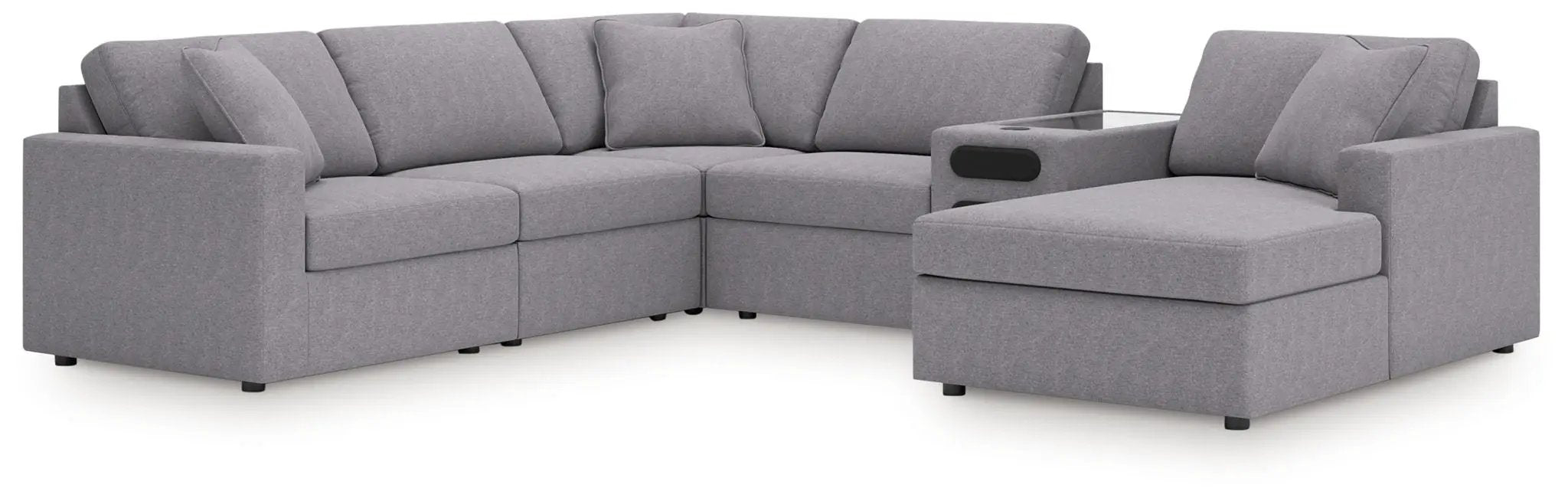 Modmax - Sectional - Granite by Unique Piece Furniture