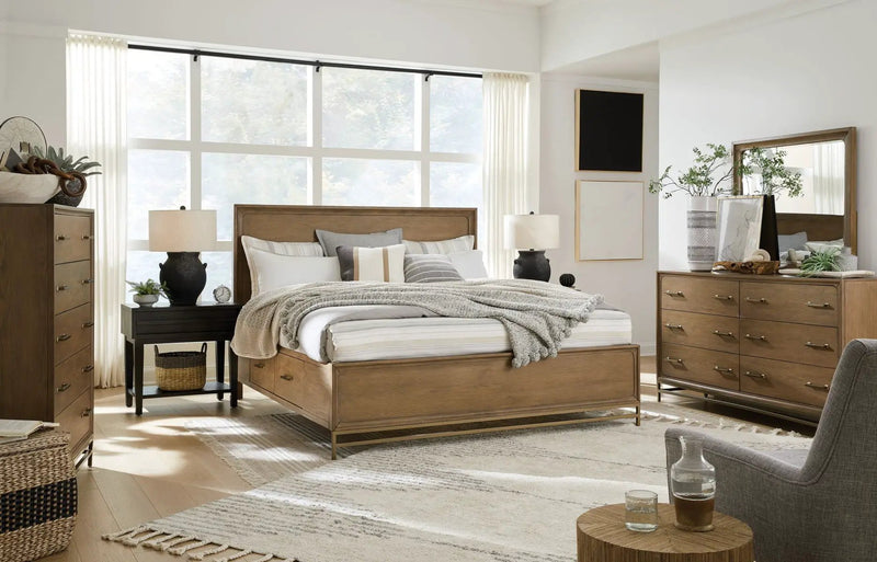 Lindon - Dark Open Nightstand - Coffee Bean by Unique Piece Furniture