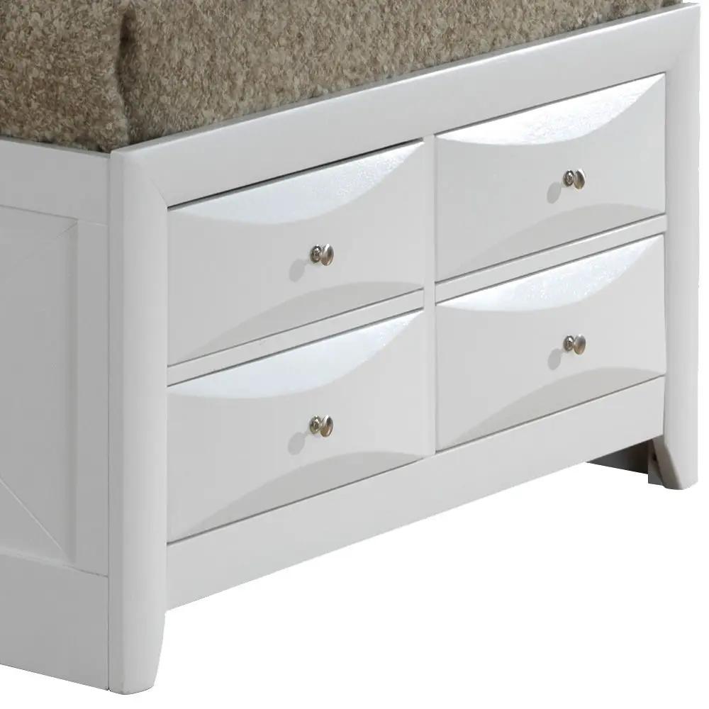 Modern Design Storage Bed With Bookcase Headboard by Unique Piece Furniture