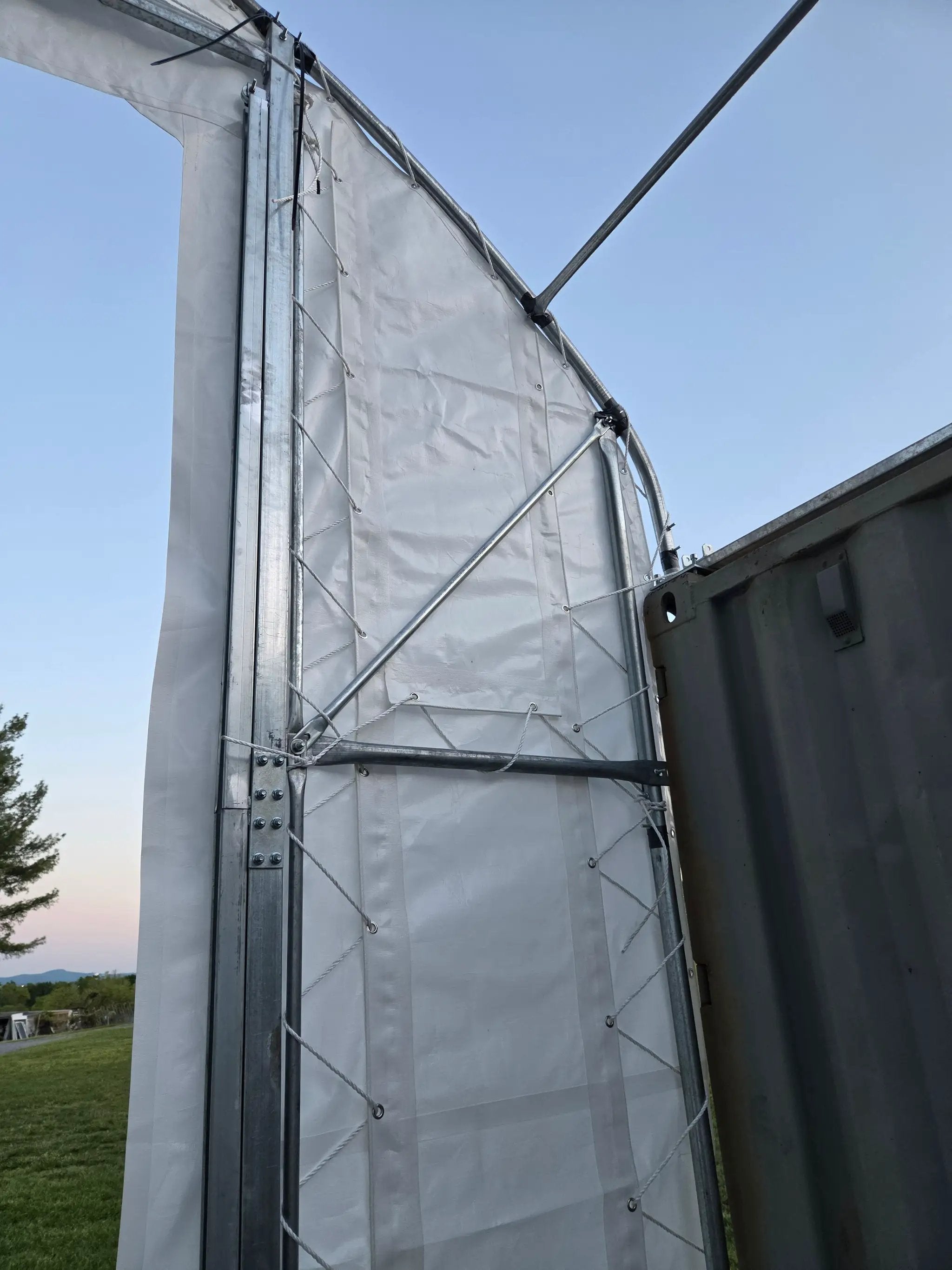 Front Panel with Winch Door for W20' Container Shelter by Chery Industrial