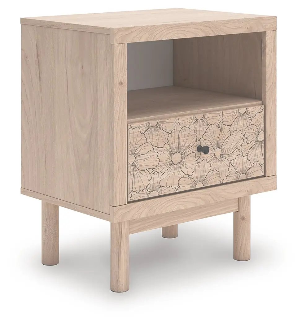 Arloster - One Drawer Night Stand - Tan by Unique Piece Furniture