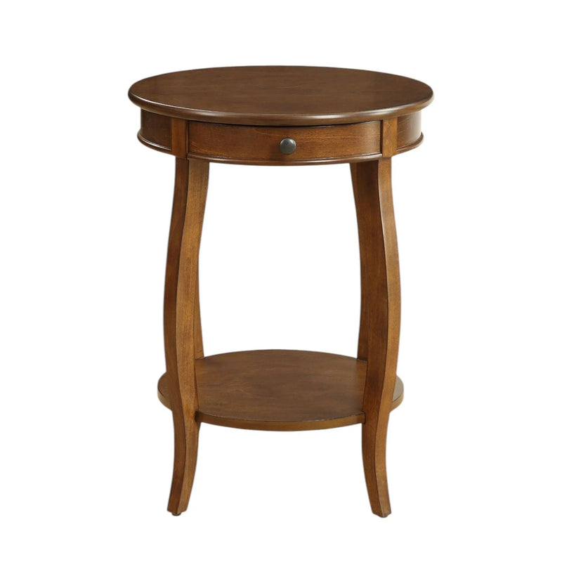 Alysa - Walnut Accent Table - Walnut by Unique Piece Furniture