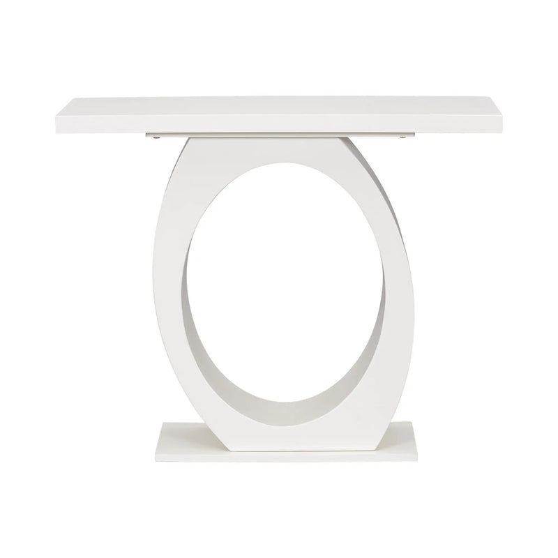 Console Table With Oval Base And Reinforced Bottom Plate by HouseOfZazla