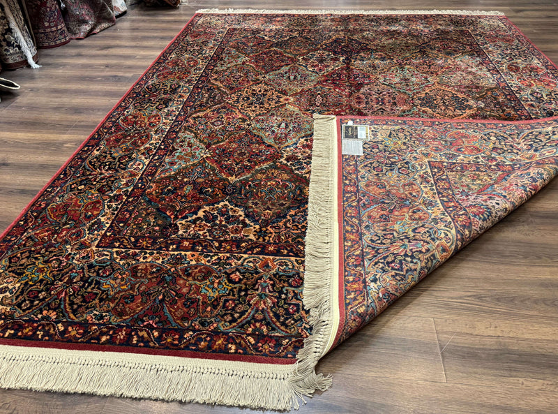 Karastan Rug 8.8 x 10.6, Multicolor Panel Kirman Rug #717, Wool by Jewel Rugs