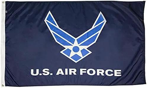 FlagSource Air Force Wings Nylon Military Flag, Made in USA, 3x5' by GreenHaven Gardens