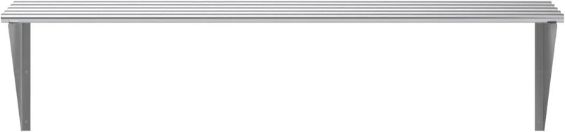 AmGood 18 in. x 60 in. NSF Stainless Steel Tubular Wall Shelf | Heavy-Duty Metal Shelving for Appliances & Equipment | Ideal for Kitchen, Restaurant, Garage, Laundry, Utility Room by GreenHaven Gardens
