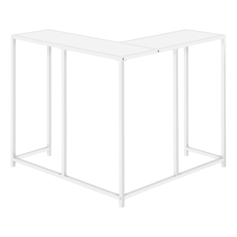 Corner Accent Console Table For Entryway, Unique L-Shaped Design by Unique Piece Furniture