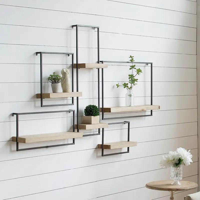 Wall Shelf, Wall Hanging Decor, Home Decor Accent - Black / Brown by HouseOfZazla