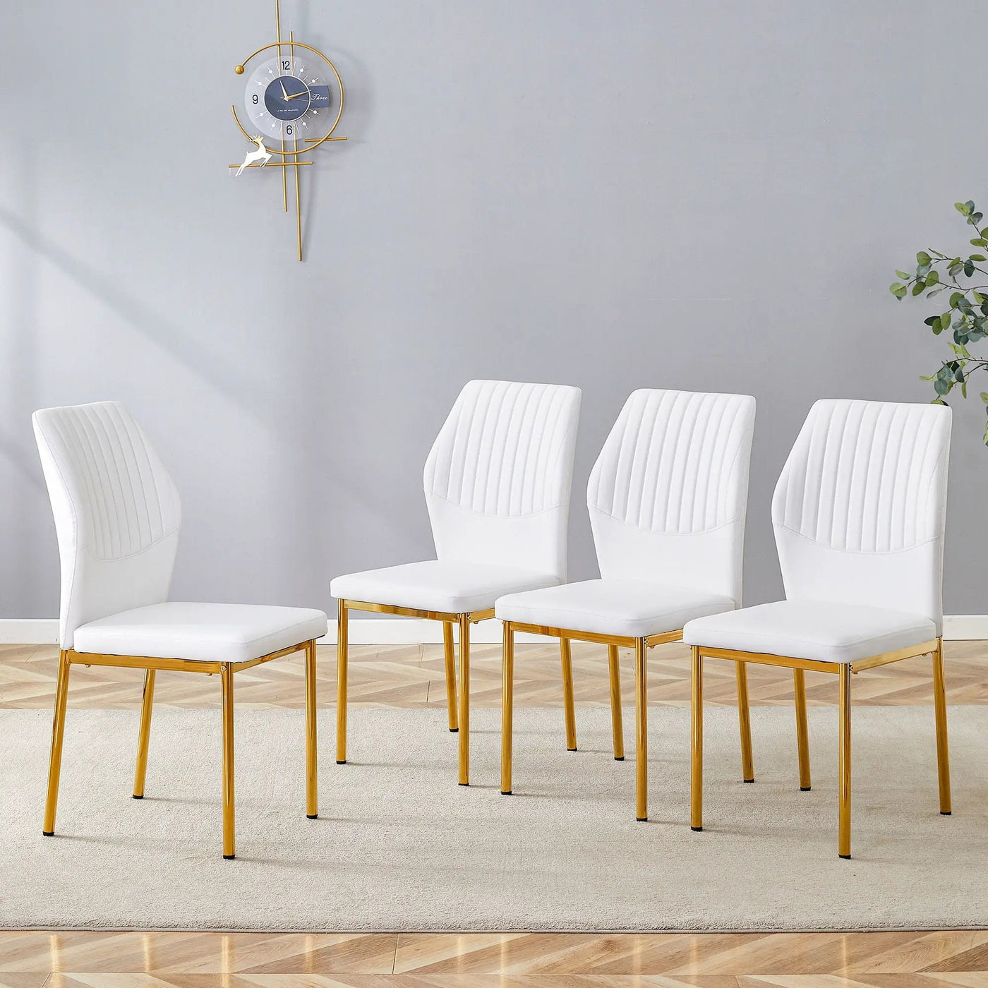 Luxury Simple Chair With Metal Leg by Unique Piece Furniture