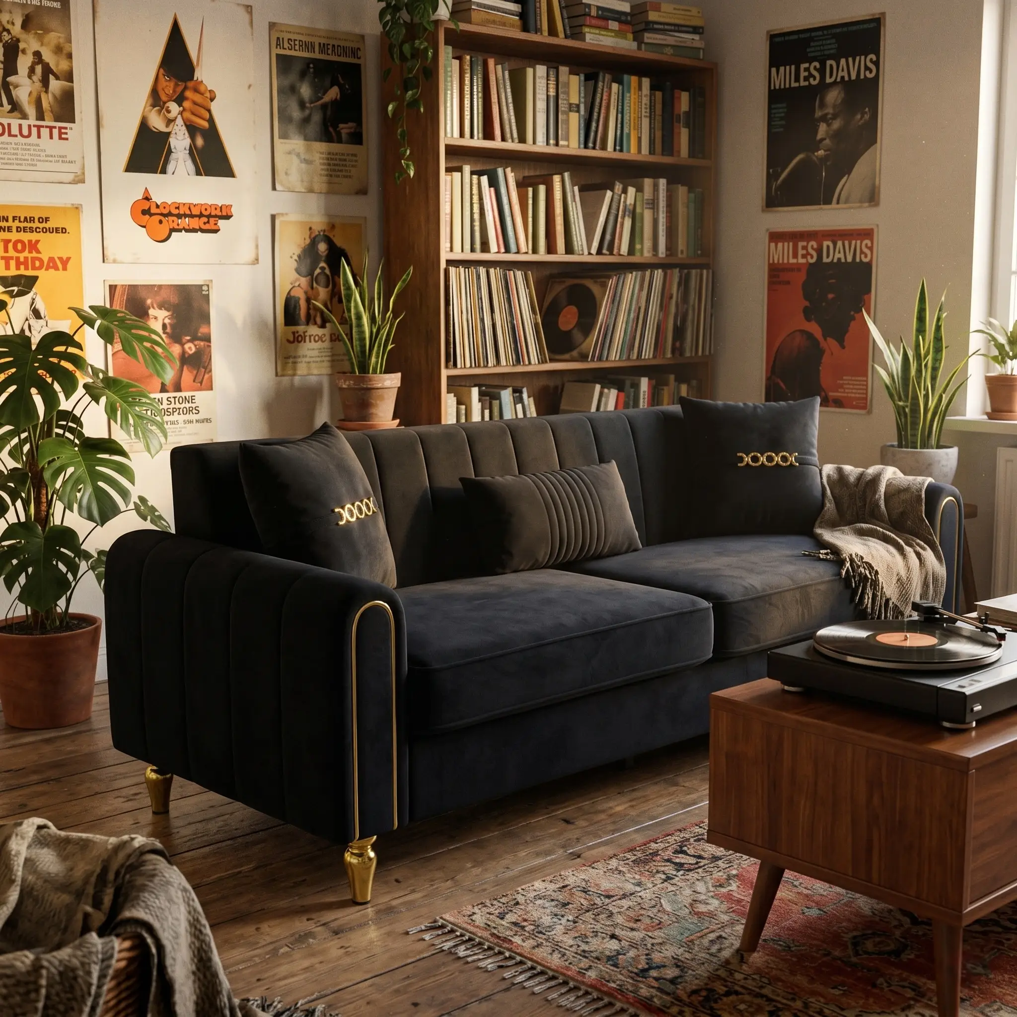 Modern 3-Seater Sofa Couch for Living Room by HouseOfZazla