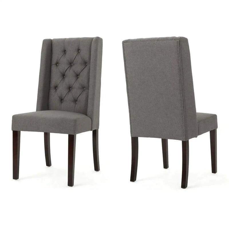 Sophisticated Tufted Dining Chair With High Back Design by HouseOfZazla