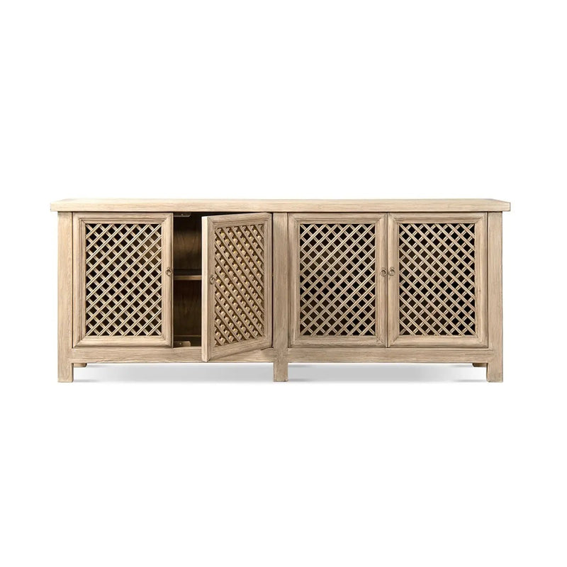 Arden - 4 Door Sideboard - Natural by HouseOfZazla