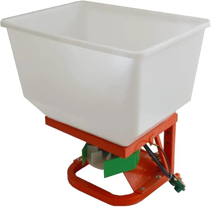 ATV/UTV Seed Fertilizer Spreader Broadcast Spreader 265lbs Garden Farmer Tractor Spreader 12V Variable Easy Fix Fertilizer Hopper Dry Material Spreader by GreenHaven Gardens
