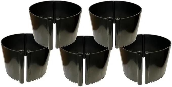 Garden Water Ring 5-Pack – Root Zone Irrigation Water Saver Rings for Garden Plants – Precision Hydration, Weed Control & Fertilizer Containment – Made in USA – Reusable Garden Watering Tool by GreenHaven Gardens