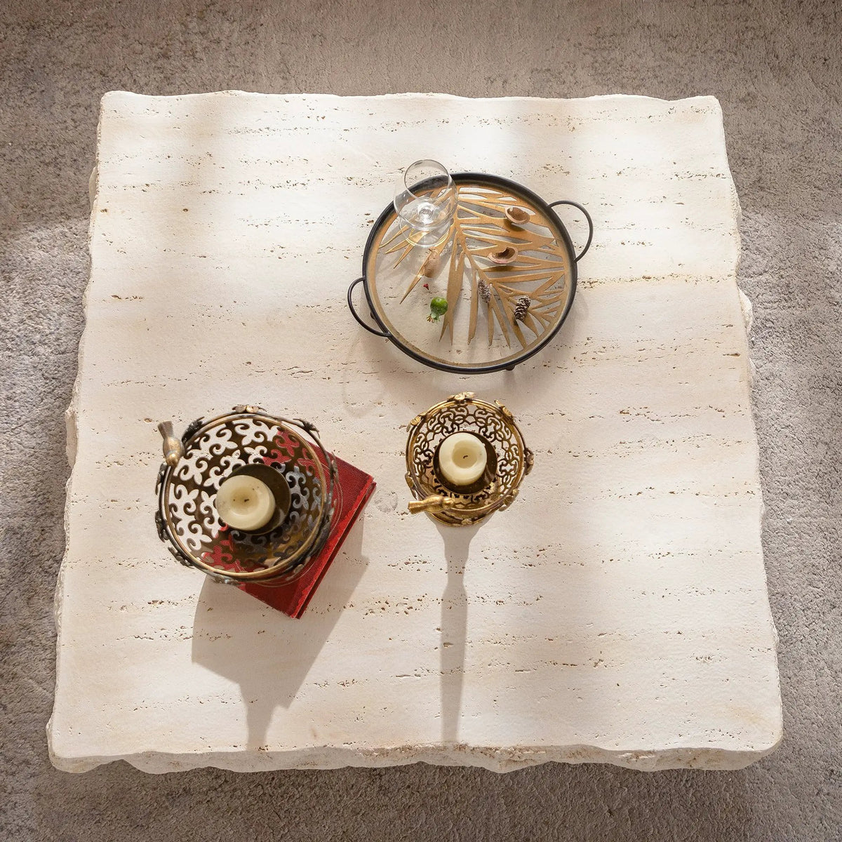 MgO Mid-Century Square Centre Coffee Table by HouseOfZazla