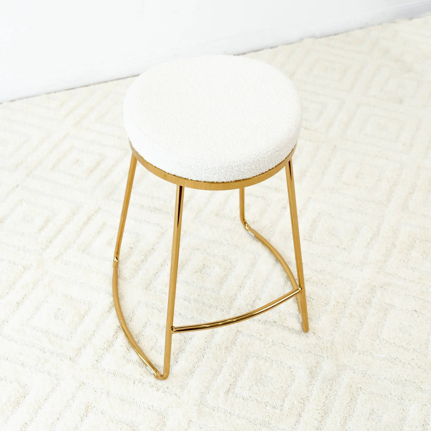 Jane - 26" Mid-Century Modern Luxury Upholstered Stool by Unique Piece Furniture