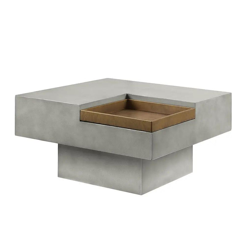 Kailano - Coffee Table - Weathered Gray by Unique Piece Furniture
