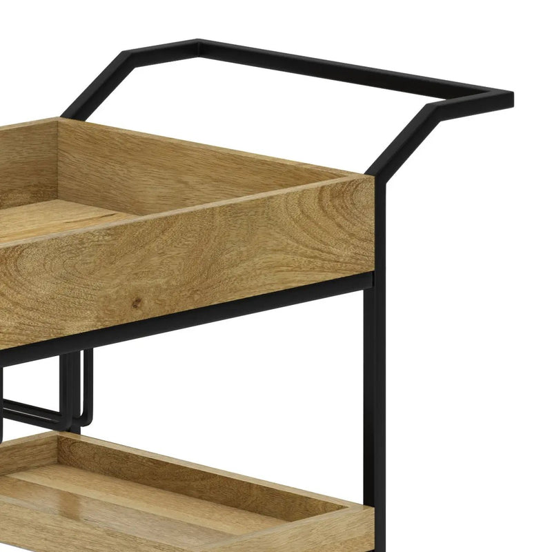 Barnes - Bar Cart - Natural by HouseOfZazla