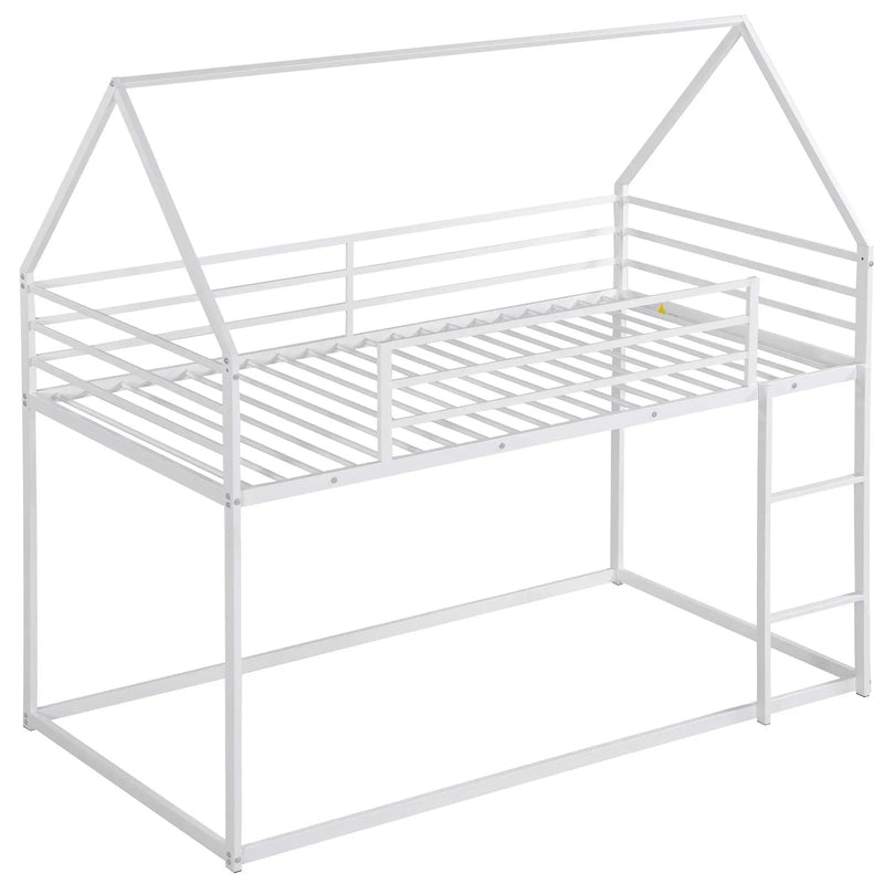 House Bunk Bed With Built In Ladder by HouseOfZazla