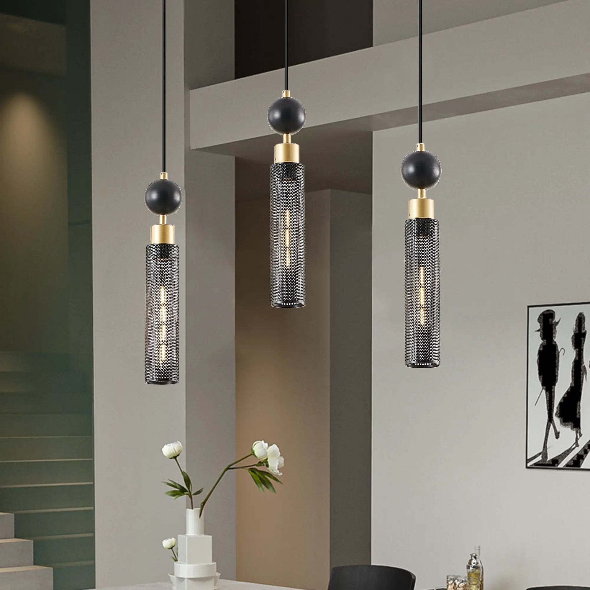 25" Modern Pendant Chandelier by HouseOfZazla