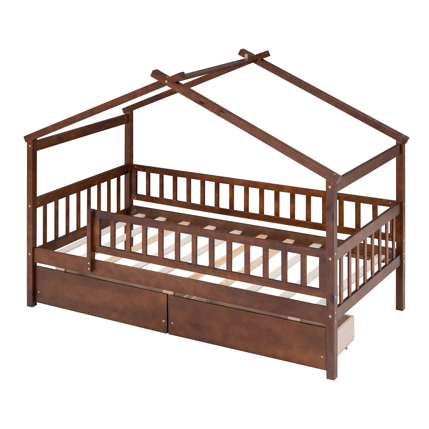 House Bed With 2 Drawers by Unique Piece Furniture