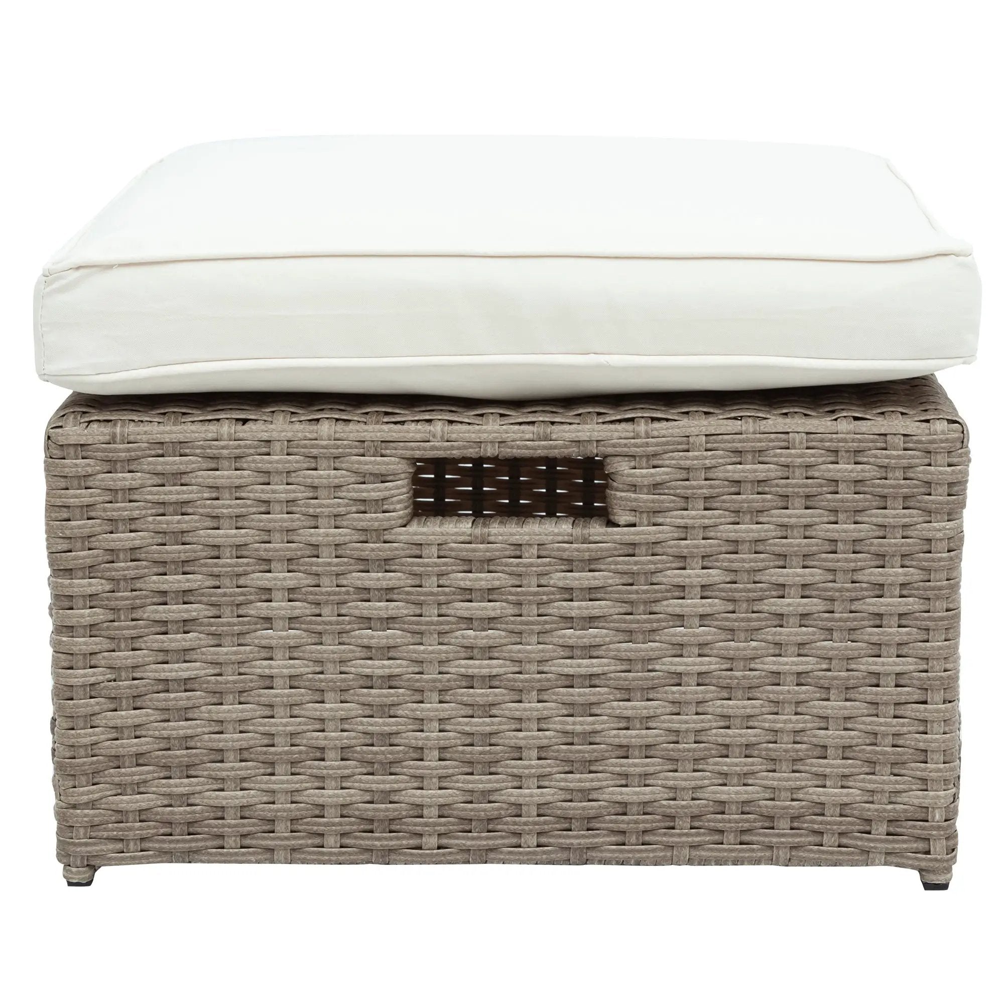 Set Of 4 Piece All Weather Wicker Patio Furniture by BLAKHOM