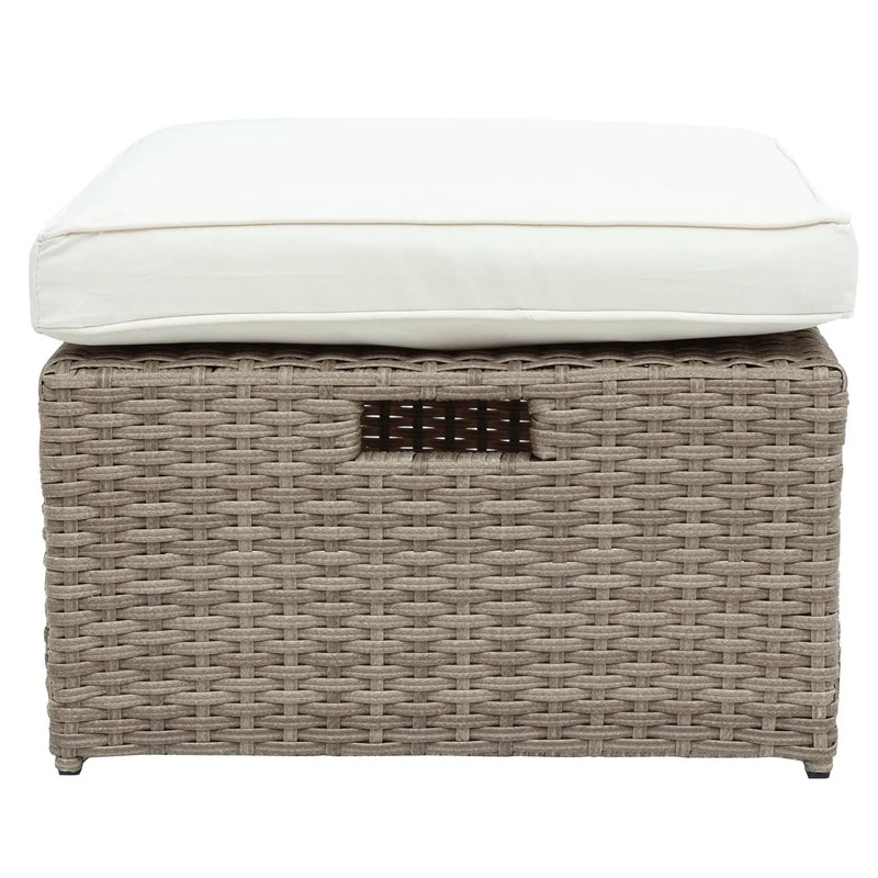 Set Of 4 Piece All Weather Wicker Patio Furniture by BLAKHOM