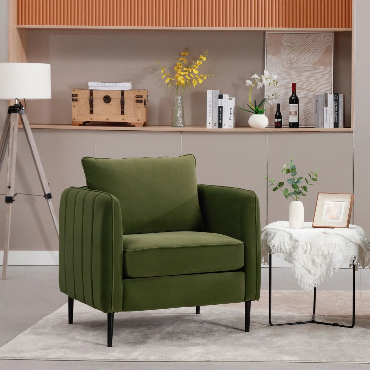Accent Chair With Pillow For Living Room by Unique Piece Furniture