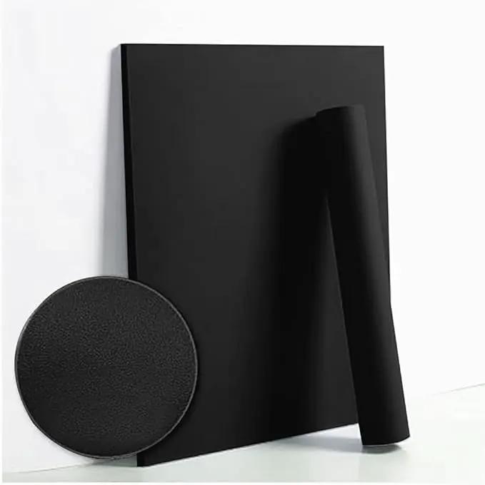 Dimoon 787''x17.7'' Black Peel and Stick Wallpaper Contact Paper Self Adhesive Wall Paper by GreenHaven Gardens