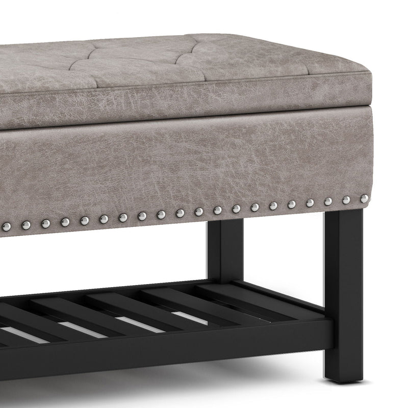 Lomond - Upholstered Storage Ottoman Bench by HouseOfZazla
