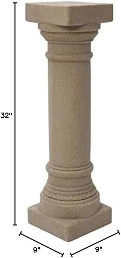 Emsco Group 2300W Greek Column Garden Statue, WHITE by GreenHaven Gardens