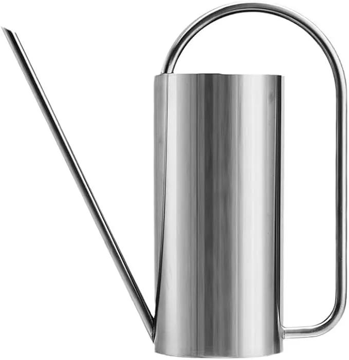 Watering Can for Indoor Plants, 50 oz/1.5L Stainless Steel Watering Can Pot with Long Spout, Garden Watering Cans with Comfortable Handle for Indoor House Plants Bonsai Flower Decorative by GreenHaven Gardens