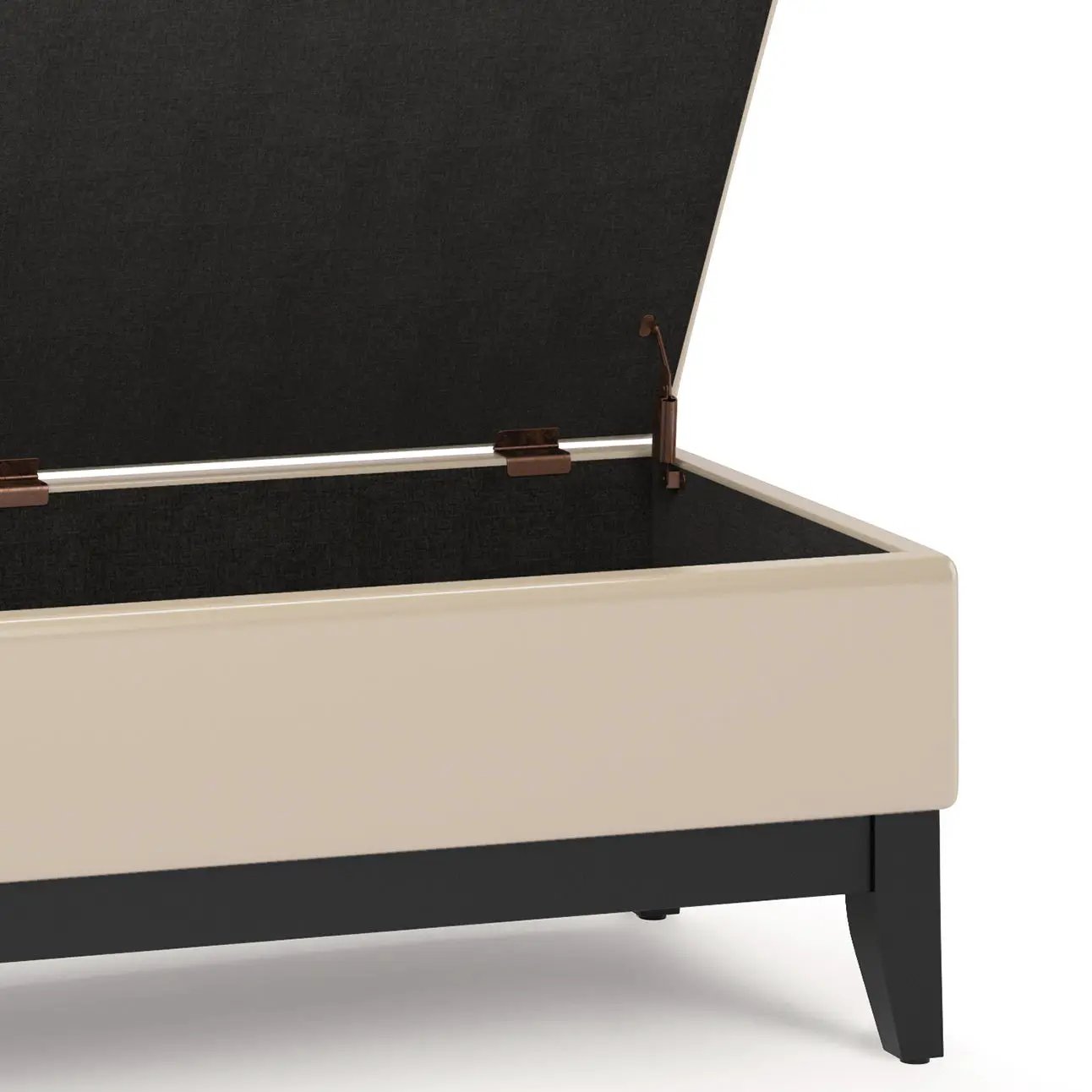 Oregon - Contemporary Storage Ottoman Bench With Tray by HouseOfZazla