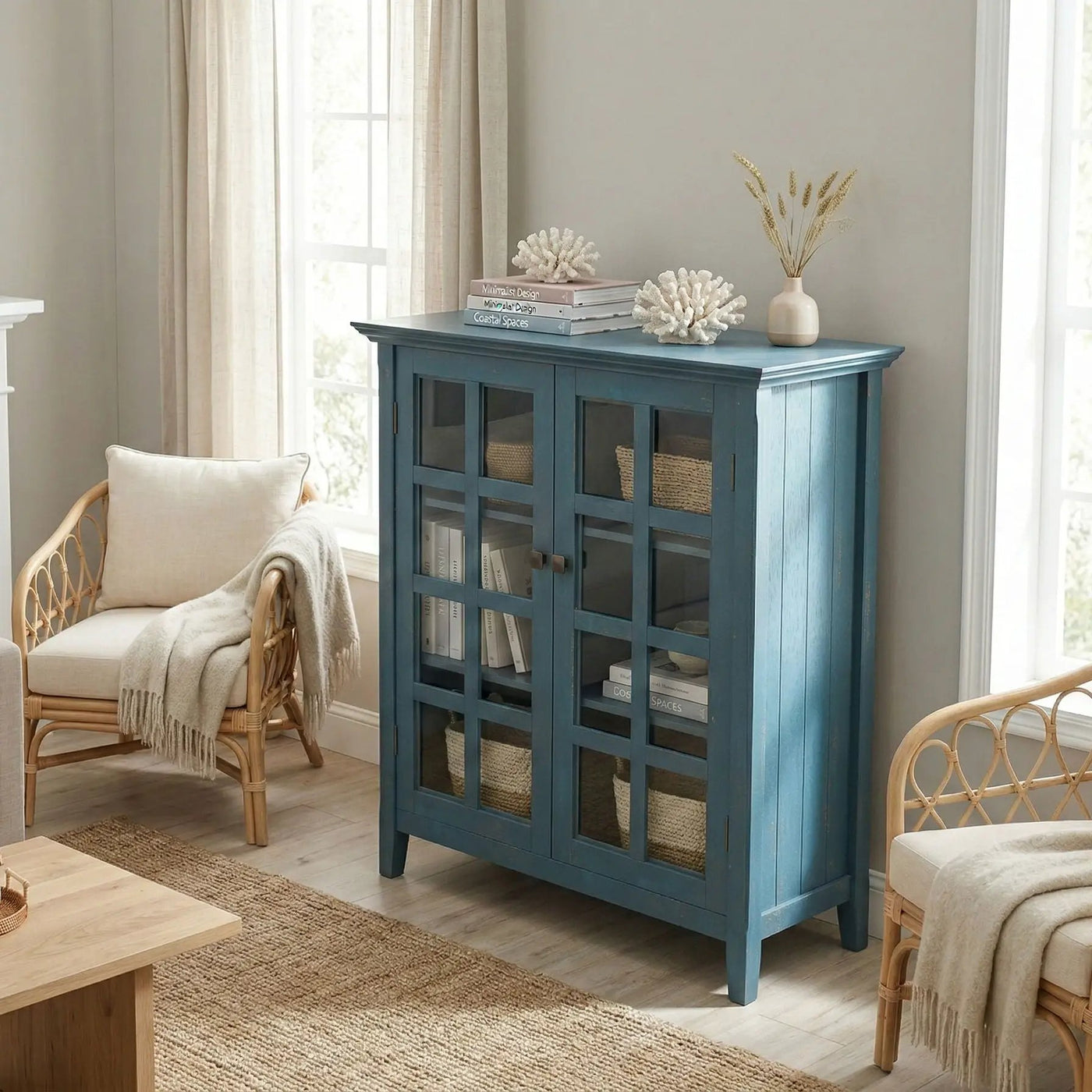 Acadian - Medium Storage Cabinet, Handcrafted by HouseOfZazla