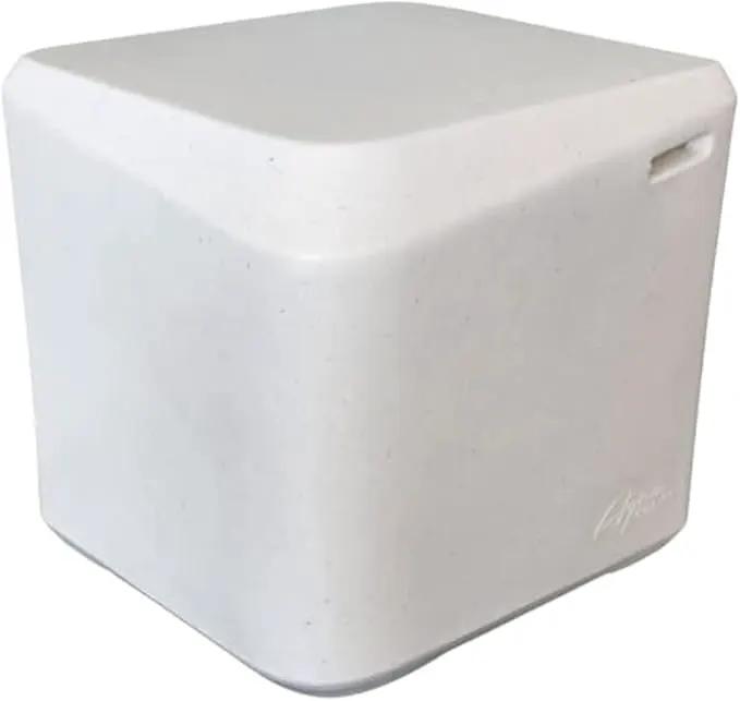 Aqua Outdoors in-Pool Side Table Large for 10-14 in. of Water (White Granite) by GreenHaven Gardens