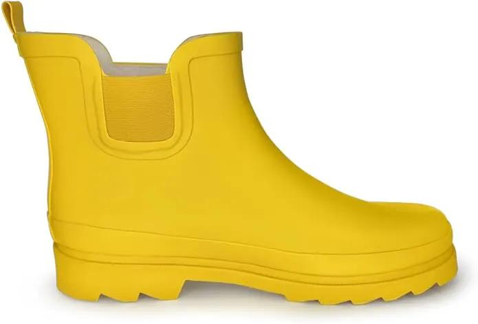 NORTY - Womens Ankle Rain Boots - Ladies Waterproof Winter Spring Garden Boot runs ½ size large by GreenHaven Gardens