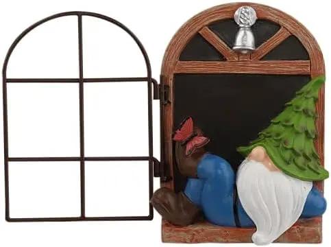 Whimsical Fairy Garden Gnome Statue, Tree Faces Decor Outdoor -5.9 Inch, Funny Garden Tree Decoration,Ideal Patio Yard Lawn Porch Decoration by GreenHaven Gardens