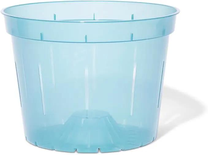 rePotme Orchid Pot - 8 inch Slotted Orchid Pots with Holes - 3 Pack (Blue Sapphire) by GreenHaven Gardens