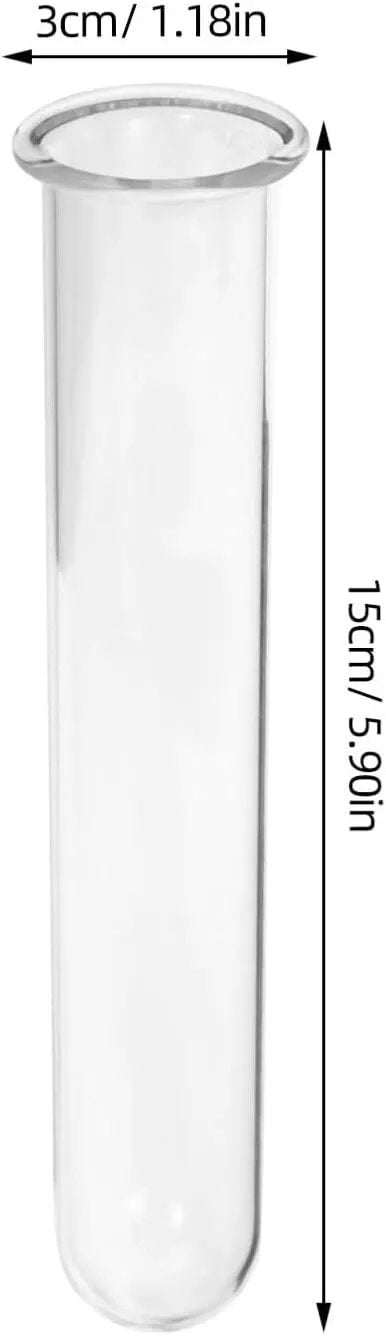 Alipis 4pcs Glass Propagation Stations Accessories Glass Test Tubes Tiered Planters Wall Terrarium for Home Office Plant Hanger Flower Vases Wall Decor Hydroponic Cuttings by GreenHaven Gardens