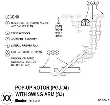Hunter PGJ-04 ½ Rotor by GreenHaven Gardens