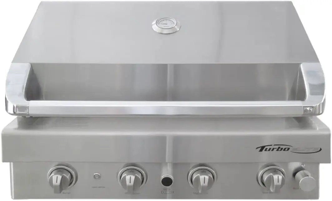 Turbo Elite 32-inch 4-Burner Built-In BBQ Gas Grill - Natural Gas by GreenHaven Gardens