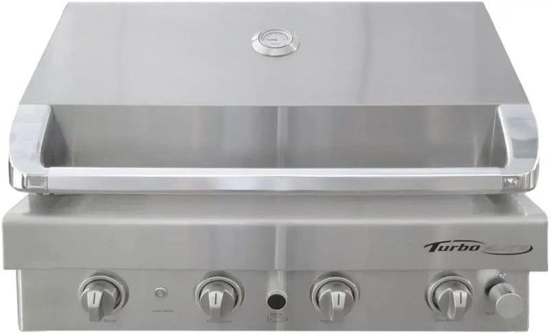 Turbo Elite 32-inch 4-Burner Built-In BBQ Gas Grill - Natural Gas by GreenHaven Gardens