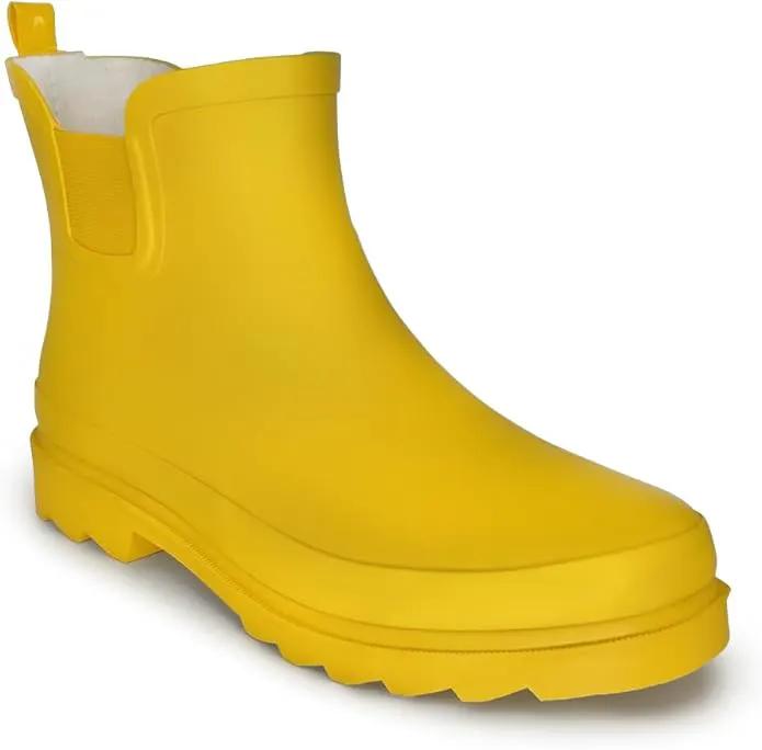 NORTY - Womens Ankle Rain Boots - Ladies Waterproof Winter Spring Garden Boot runs ½ size large by GreenHaven Gardens