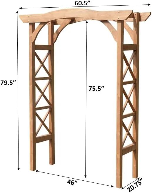 Venice Arbor, Perfect for Pathways, Wedding Decor, Christmas Decoration, Vine Climber for Backyard Garden by GreenHaven Gardens