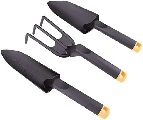 Edward Tools Garden Hand Tools Set Fiber Composite - Garden Trowel, Transplanter and Cultivator - Extra Strength Nylon Fiberglass - Lightweight but Stronger Than Steel - Break-Proof Guarantee by GreenHaven Gardens