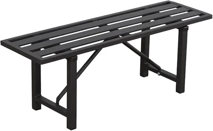 Plant Stand - Indoor/Outdoor Extra-Sturdy Aluminum Plant Stand with 300 LBS Capacity (L37.8 x W11.4 x H13.8 inch) by GreenHaven Gardens