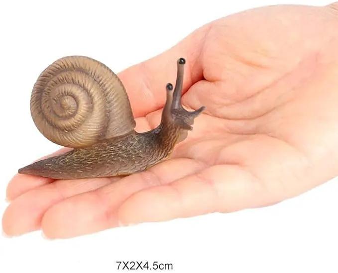 7 Pcs Snail Figurine Miniature Snail Model Realistic Animal Figurines Fairy Garden Micro Landscape Decor by GreenHaven Gardens