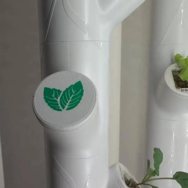 Grow Cubes for Hydroponic System/Compatible with Gardyn (10 Grow Cubes / 10 White caps) by GreenHaven Gardens
